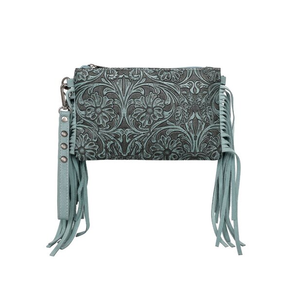 Montana West Tooled Clutch / Crossbody NWT - Picture 7 of 7